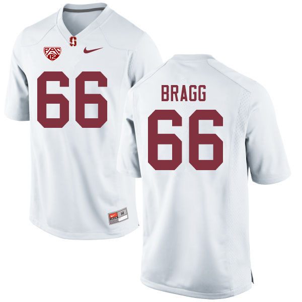 Men #66 Branson Bragg Stanford Cardinal College Football Jerseys Sale-White